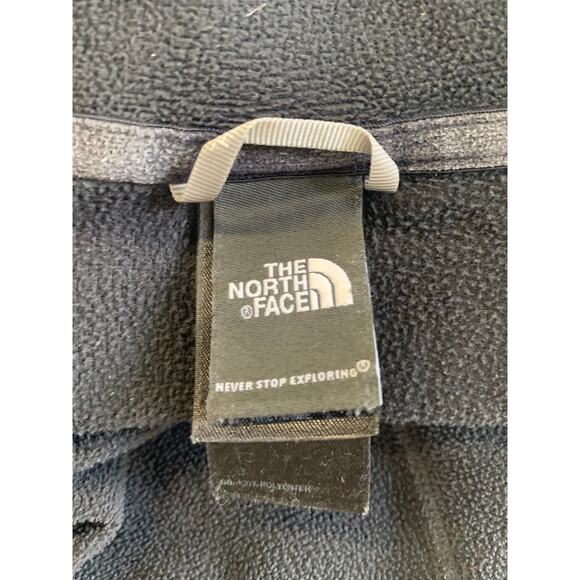 The North Face Women's 1/4 Zip Fleece Sweater Pullover Long Sleeve Black Size M - Picture 3 of 6